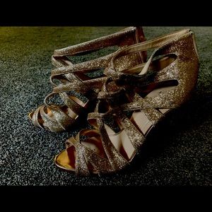 AUTHENTIC Christian Louboutin Gold Heels